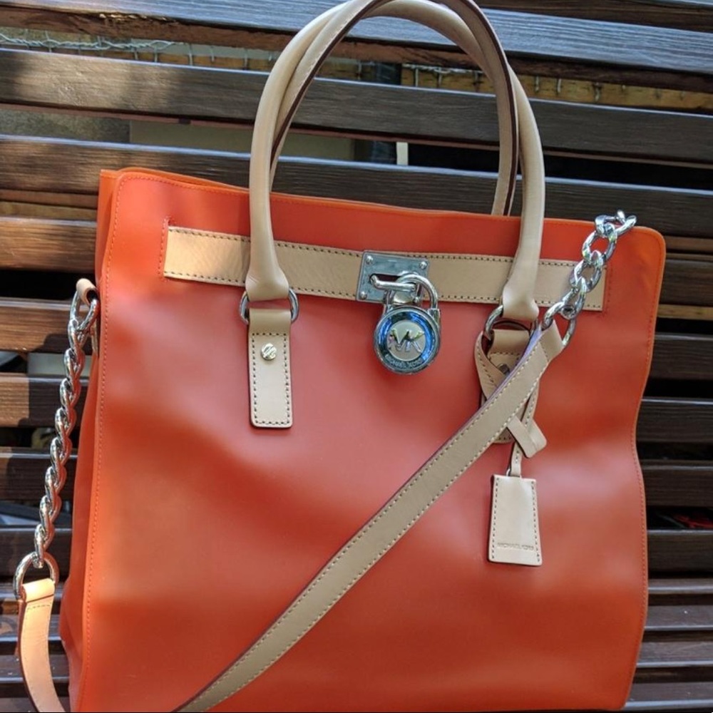Rare orange jelly Michael Kors Hamilton! - Picture 2 of 10